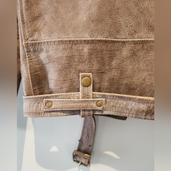 Aged Straight to Hell "Commando" Moto Jacket - Picture 8 of 12